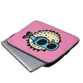 Puffervis Laptop Sleeve (Voorkant onderkant)