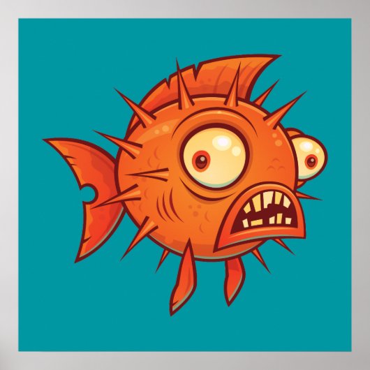 Puffervis Poster (Voorkant)
