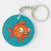 Puffervis Sleutelhanger (Achterkant)