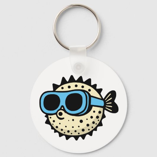 Puffervis Sleutelhanger (Voorkant)