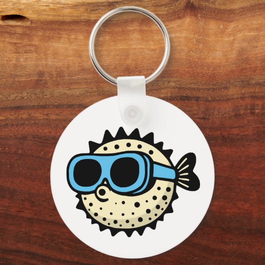 Puffervis Sleutelhanger (Voorkant)