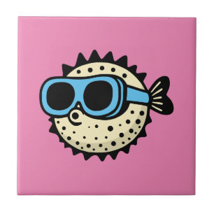 Puffervis Tegeltje