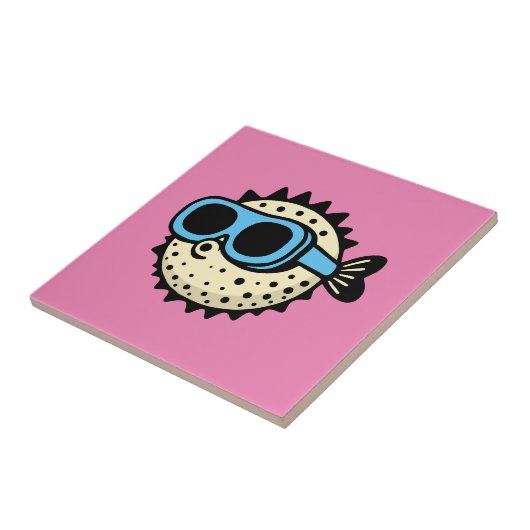 Puffervis Tegeltje (Zijkant)