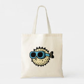 Puffervis Tote Bag (Achterkant)