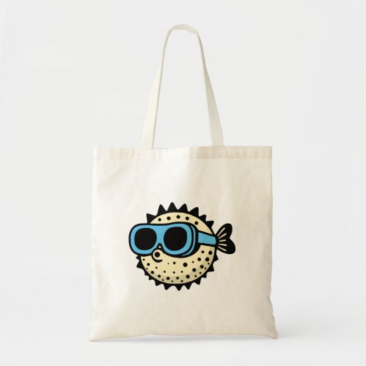Puffervis Tote Bag (Voorkant)