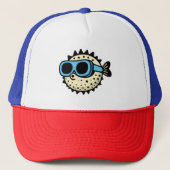 Puffervis Trucker Pet (Voorkant)