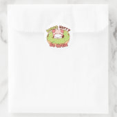 Puffi Donut Worry Ronde Sticker (Tas)