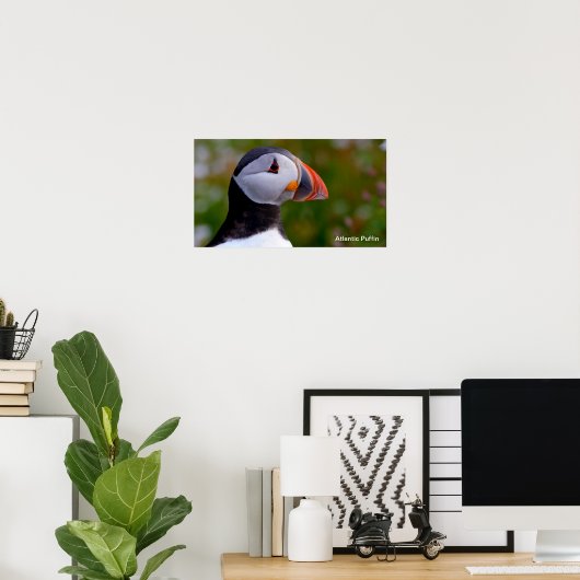 Puffin-afbeelding voor Poster (Thuiskantoor)