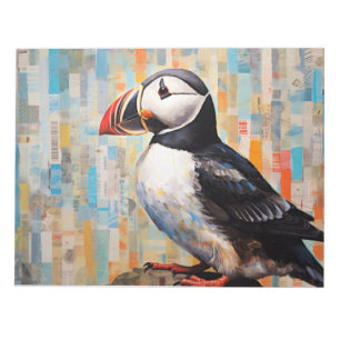 Puffin Animal Bird Art Decor Verf Notitieblok