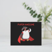 Puffin Awesome Puffin Superhero Gift Briefkaart (Staand voorkant)