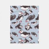 Puffin Baby Fleece Blanket (Voorkant)