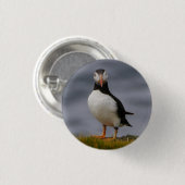 Puffin Badge Ronde Button 3,2 Cm (Voorkant /achterkant)