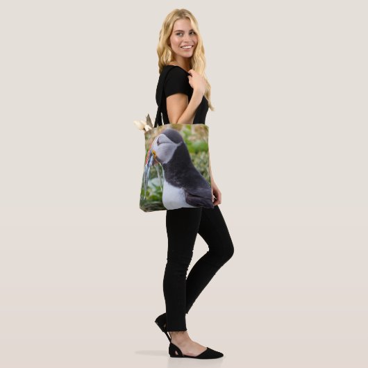 Puffin bag tote bag (Op model)