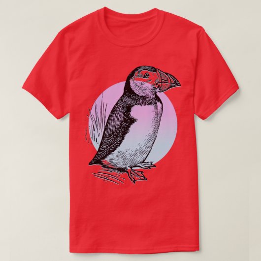 Puffin bird1 t-shirt (Design voorkant)