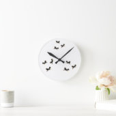 Puffin Bird Art Ronde Klok (Huis)