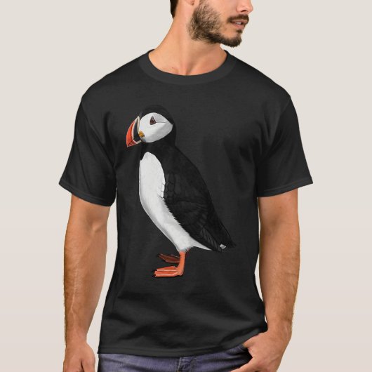 Puffin Bird Bird Birdwatcher Animal Biologist T-shirt (Voorkant)
