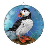 Puffin Bird Dart Board Dartbord (Voorkant)