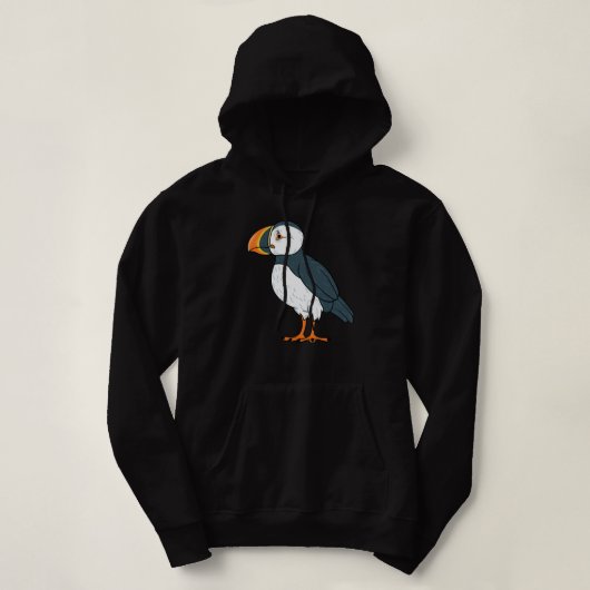 Puffin Bird Funny IJsland SeaBird Lover Gift Manne Hoodie (Design voorkant)