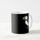 Puffin Bird Funny IJsland SeaBird Lover Gift Manne Koffiemok (Voorkant rechts)