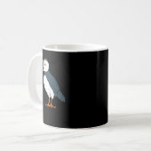 Puffin Bird Funny IJsland SeaBird Lover Gift Manne Koffiemok (Voorkant links)