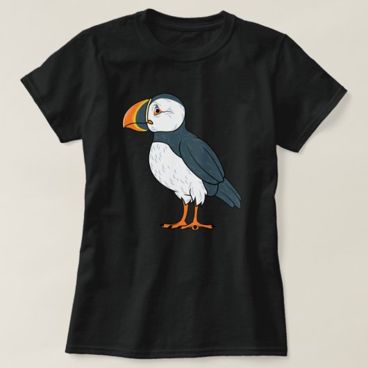 Puffin Bird Funny IJsland SeaBird Lover Gift Manne T-shirt (Design voorkant)