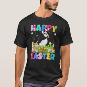 Puffin Bird Happy Paaster Bunny Puffin Paassund T-shirt