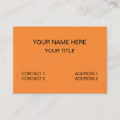 Puffin Bird Seabird Wildlife Funny Visitekaartje (Achterkant)