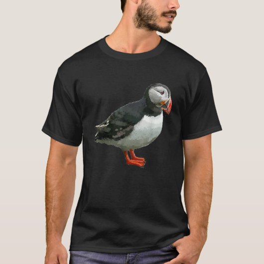 Puffin Bird T-Shirt Tshirt t-shirt (Voorkant)