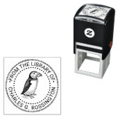 Puffin Bird Tekenbibliotheek Boeknaam Zelfinktende Stempel (In situ)