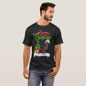 Puffin Bird Xmas Decorations Santa Puffin Christ T-shirt (Voorkant volledig)