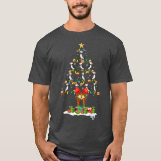 Puffin Bird Xmas Tree Funny Xmas Ornament Puffin C T-shirt