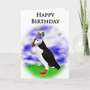Puffin Birthday Card Kaart