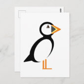 Puffin-Briefkaart Briefkaart (Voorkant / Achterkant)