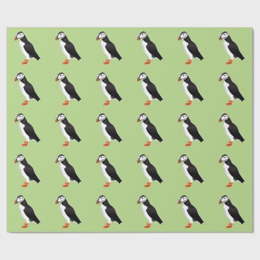 Puffin Cadeaupapier (Vlak)