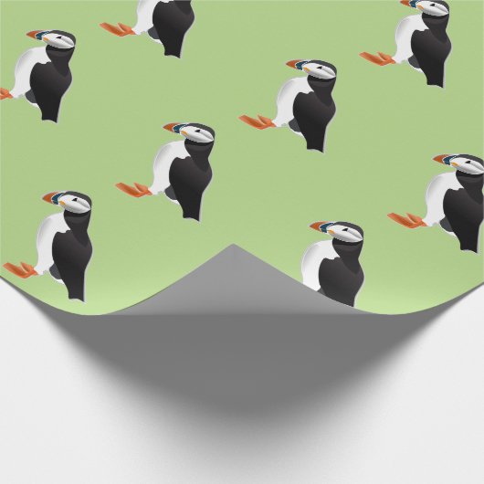 Puffin Cadeaupapier (Hoek)