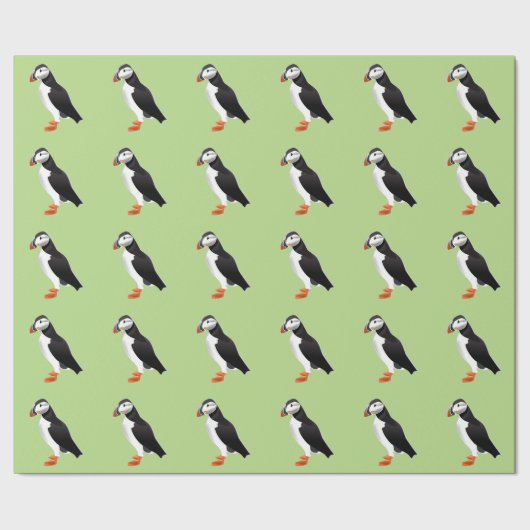 Puffin Cadeaupapier (Zoom)
