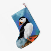 Puffin Christmas Stockings Kleine Kerstsok (Achterkant (Hangend))