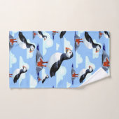 Puffin Cute Atlantic Seabird Bad Handdoek (Handdoek)