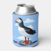 Puffin Cute Atlantic Seabird Blikjeskoeler (Blikje Voorkant)