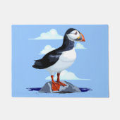 Puffin Cute Atlantic Seabird Deurmat (Voorkant)