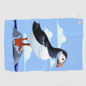 Puffin Cute Atlantic Seabird Golfhanddoek (Horizontaal)