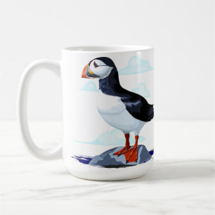 Puffin Cute Atlantic Seabird Koffiemok