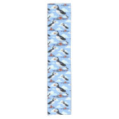 Puffin Cute Atlantic Seabird Korte Tafelloper (Voorkant)