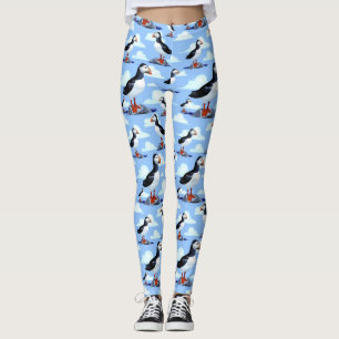 Puffin Cute Atlantic Seabird Leggings