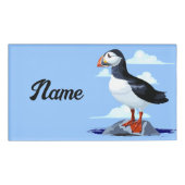 Puffin Cute Atlantic Seabird Naambadge (Voorkant)