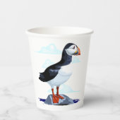 Puffin Cute Atlantic Seabird Papieren Bekers (Voorkant)
