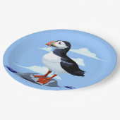 Puffin Cute Atlantic Seabird Papieren Bordje (Gekanteld)