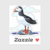 Puffin Cute Atlantic Seabird Sticker (Vel)