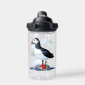 Puffin Cute Atlantic Seabird Waterfles (Achterkant)
