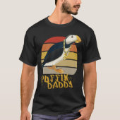 Puffin Dad Cool Retro  Puffin Rapper T-shirt (Voorkant)